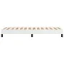 Estructura de cama cuero sintético blanco 90x190 cm de vidaXL, Camas y somieres - Ref: Foro24-3120671, Precio: 93,04 €, Descu...