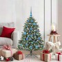 Árbol de Navidad artificial Verde 120 cm PVC, Plástico y Acero en Decoración Festiva y Estacional | Comprar online en Foru.es