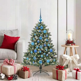 Árbol de Navidad artificial Verde 120 cm PVC, Plástico y Acero en Decoración Festiva y Estacional | Comprar online en Foru.es