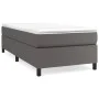 Estructura de cama de cuero sintético gris 100x200 cm de vidaXL, Camas y somieres - Ref: Foro24-3121033, Precio: 93,04 €, Des...