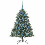Árbol de Navidad artificial Verde 120 cm PVC, Plástico y Acero en Decoración Festiva y Estacional | Comprar online en Foru.es