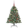 Árbol de Navidad artificial Verde 120 cm PVC, Plástico y Acero en Decoración Festiva y Estacional | Comprar online en Foru.es