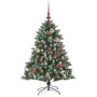 Árbol de Navidad artificial Verde 120 cm PVC, Plástico y Acero en Decoración Festiva y Estacional | Comprar online en Foru.es