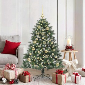 Árbol de Navidad artificial Verde 150 cm PVC, Plástico y Acero en Decoración Festiva y Estacional | Comprar online en Foru.es