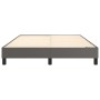Estructura de cama de cuero sintético gris 140x190 cm de vidaXL, Camas y somieres - Ref: Foro24-3120698, Precio: 107,42 €, De...