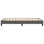 Estructura de cama de cuero sintético gris 140x190 cm de vidaXL, Camas y somieres - Ref: Foro24-3120698, Precio: 103,93 €, De...