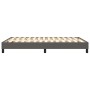 Estructura de cama de cuero sintético gris 140x190 cm de vidaXL, Camas y somieres - Ref: Foro24-3120698, Precio: 107,42 €, De...