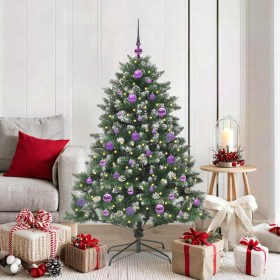 Árbol de Navidad artificial Verde 150 cm PVC, Plástico y Acero en Decoración Festiva y Estacional | Comprar online en Foru.es