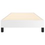 Estructura de cama de cuero sintético blanco 100x200 cm de vidaXL, Camas y somieres - Ref: Foro24-3120683, Precio: 72,59 €, D...
