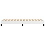 Estructura de cama de cuero sintético blanco 100x200 cm de vidaXL, Camas y somieres - Ref: Foro24-3120683, Precio: 72,59 €, D...
