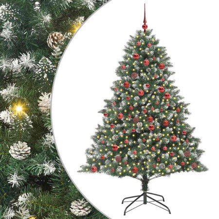 Árbol de Navidad artificial Verde 180 cm PVC, Plástico y Acero en Decoración Festiva y Estacional | Comprar online en Foru.es