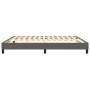 Estructura de cama de cuero sintético gris 200x200 cm de vidaXL, Camas y somieres - Ref: Foro24-3120716, Precio: 114,31 €, De...