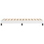 Estructura de cama de cuero sintético blanco 90x200 cm de vidaXL, Camas y somieres - Ref: Foro24-3120677, Precio: 77,11 €, De...