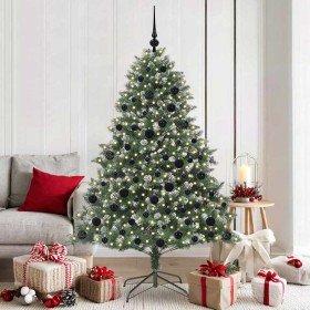 Árbol de Navidad artificial Verde 180 cm PVC, Plástico y Acero en Decoración Festiva y Estacional | Comprar online en Foru.es