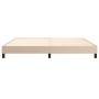 Estructura de cama de cuero sintético capuchino 200x200 cm de vidaXL, Camas y somieres - Ref: Foro24-3120723, Precio: 124,32 ...