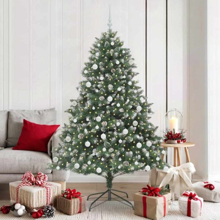 Árbol de Navidad artificial Verde 180 cm PVC, Plástico y Acero en Decoración Festiva y Estacional | Comprar online en Foru.es