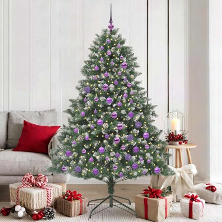 Árbol de Navidad artificial Verde 180 cm PVC, Plástico y Acero en Decoración Festiva y Estacional | Comprar online en Foru.es