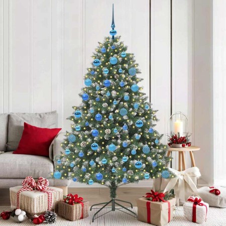 Árbol de Navidad artificial Verde 180 cm PVC, Plástico y Acero en Decoración Festiva y Estacional | Comprar online en Foru.es