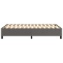 Estructura de cama box spring cuero sintético gris 120x200 cm de vidaXL, Camas y somieres - Ref: Foro24-3121039, Precio: 102,...