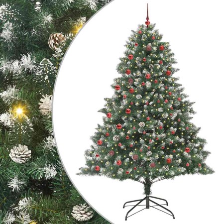 Árbol de Navidad artificial Verde 210 cm PVC, Plástico y Acero en Decoración Festiva y Estacional | Comprar online en Foru.es