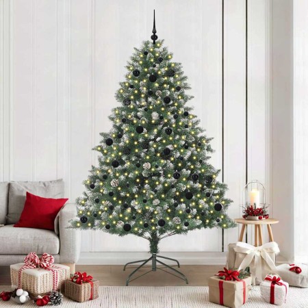 Árbol de Navidad artificial Verde 210 cm PVC, Plástico y Acero en Decoración Festiva y Estacional | Comprar online en Foru.es