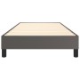Estructura de cama de cuero sintético gris 90x200 cm de vidaXL, Camas y somieres - Ref: Foro24-3120680, Precio: 70,89 €, Desc...