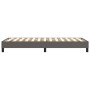 Estructura de cama de cuero sintético gris 90x200 cm de vidaXL, Camas y somieres - Ref: Foro24-3120680, Precio: 70,89 €, Desc...