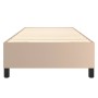 Estructura cama box spring cuero sintético capuchino 100x200 cm de vidaXL, Camas y somieres - Ref: Foro24-3121034, Precio: 75...