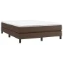 Estructura de cama de cuero sintético marrón 140x200 cm de vidaXL, Camas y somieres - Ref: Foro24-3120703, Precio: 121,62 €, ...