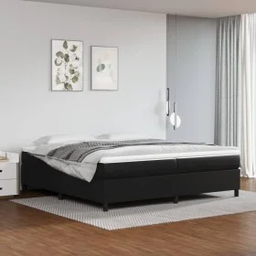 Estructura de cama de cuero sintético negro 200x200 cm de vidaXL, Camas y somieres - Ref: Foro24-3121065, Precio: 158,05 €, D...
