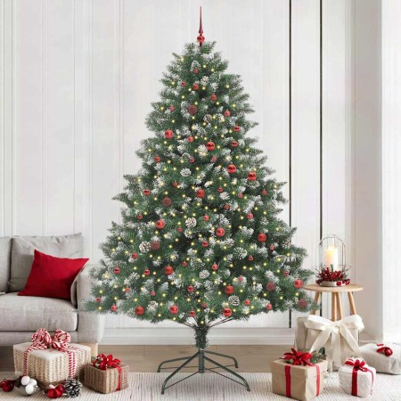 Árbol de Navidad artificial Verde 240 cm PVC, Plástico y Acero en Decoración Festiva y Estacional | Comprar online en Foru.es