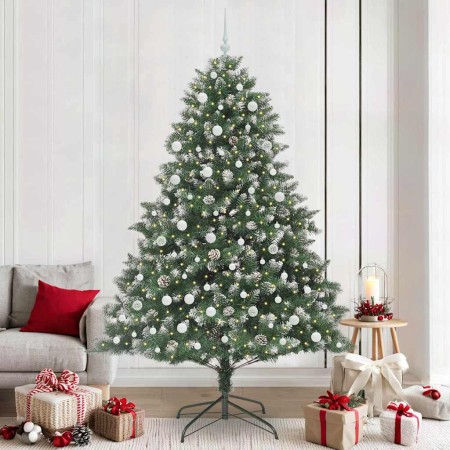 Árbol de Navidad artificial Verde 240 cm PVC, Plástico y Acero en Decoración Festiva y Estacional | Comprar online en Foru.es