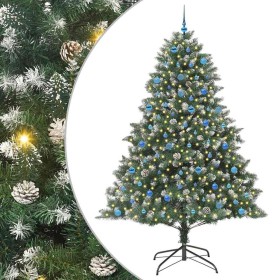 Árbol de Navidad artificial Verde 240 cm PVC, Plástico y Acero en Decoración Festiva y Estacional | Comprar online en Foru.es