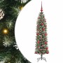 Árbol Navideño Artificial Delgado con 150 LED Verde y 120 cm en Decoración Festiva y Estacional | Comprar online en Foru.es
