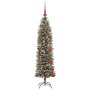 Árbol Navideño Artificial Delgado con 150 LED Verde y 120 cm en Decoración Festiva y Estacional | Comprar online en Foru.es