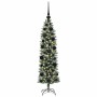 Árbol Navideño Artificial Delgado con 150 LED Verde y 120 cm en Decoración Festiva y Estacional | Comprar online en Foru.es