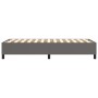 Estructura de cama de cuero sintético gris 90x200 cm de vidaXL, Camas y somieres - Ref: Foro24-3121027, Precio: 91,86 €, Desc...