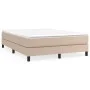 Estructura de cama de cuero sintético capuchino 140x200 cm de vidaXL, Camas y somieres - Ref: Foro24-3120705, Precio: 98,19 €...