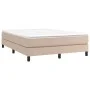 Estructura de cama de cuero sintético capuchino 140x200 cm de vidaXL, Camas y somieres - Ref: Foro24-3120705, Precio: 98,19 €...