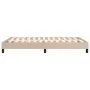 Estructura de cama de cuero sintético capuchino 140x200 cm de vidaXL, Camas y somieres - Ref: Foro24-3120705, Precio: 98,19 €...