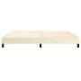 Estructura de cama de cuero sintético color crema 200x200 cm de vidaXL, Camas y somieres - Ref: Foro24-3120720, Precio: 93,57...