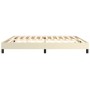Estructura de cama de cuero sintético color crema 200x200 cm de vidaXL, Camas y somieres - Ref: Foro24-3120720, Precio: 93,57...