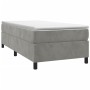 Estructura de cama de terciopelo gris claro 80x200 cm de vidaXL, Camas y somieres - Ref: Foro24-3121084, Precio: 100,41 €, De...