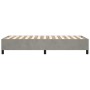 Estructura de cama de terciopelo gris claro 80x200 cm de vidaXL, Camas y somieres - Ref: Foro24-3121084, Precio: 100,41 €, De...