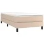 Estructura de cama de cuero sintético capuchino 90x200 cm de vidaXL, Camas y somieres - Ref: Foro24-3120681, Precio: 77,54 €,...
