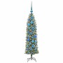Árbol Navideño Artificial Delgado con 150 LED Verde y 120 cm en Decoración Festiva y Estacional | Comprar online en Foru.es