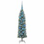 Árbol Navideño Artificial Delgado con 150 LED Verde y 120 cm en Decoración Festiva y Estacional | Comprar online en Foru.es