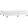 Estructura de cama de cuero sintético blanco 200x200 cm de vidaXL, Camas y somieres - Ref: Foro24-3120719, Precio: 117,58 €, ...