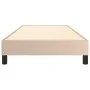 Estructura de cama de cuero sintético capuchino 90x200 cm de vidaXL, Camas y somieres - Ref: Foro24-3120681, Precio: 77,54 €,...
