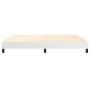 Estructura de cama de cuero sintético blanco 200x200 cm de vidaXL, Camas y somieres - Ref: Foro24-3120719, Precio: 117,58 €, ...